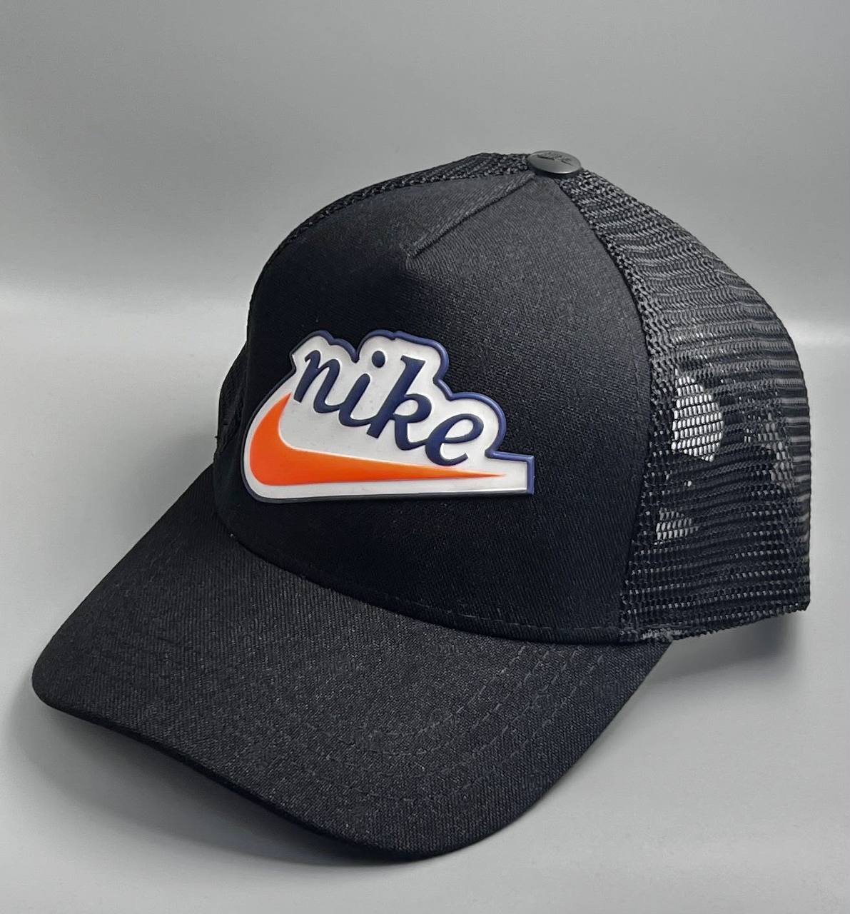(DUPE) Nike Heritage Mesh Trucker Cap - Black