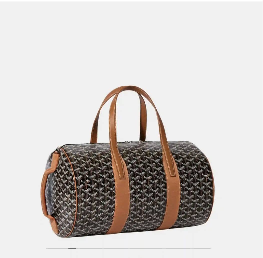 Goyard Cylinder Travel Bag - Brown
