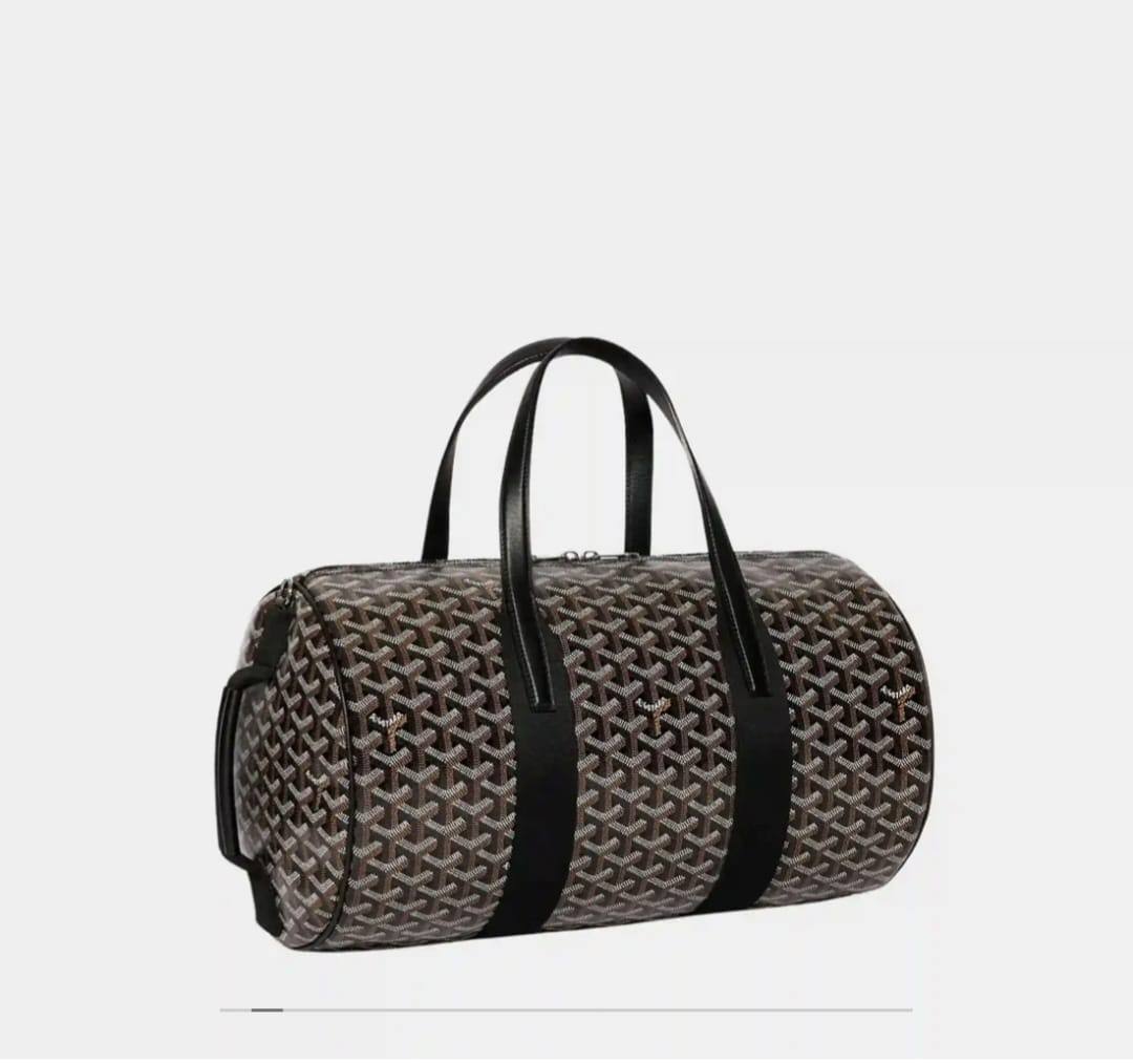 Goyard Cylinder Travel Bag - Black