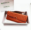 Bottega Veneta Woven Clutch - Tan