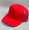 (DUPE) Calvin Klein Embroidered Mesh Trucker Cap - Red